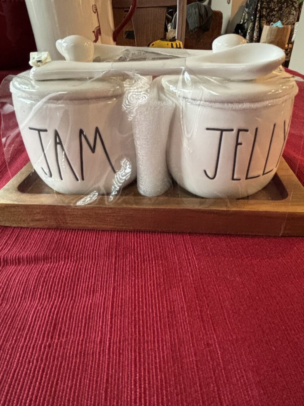 NIB Rae Dunn Jam & Jelly Set